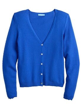 Draper James RSVP Textured Button Cardigan